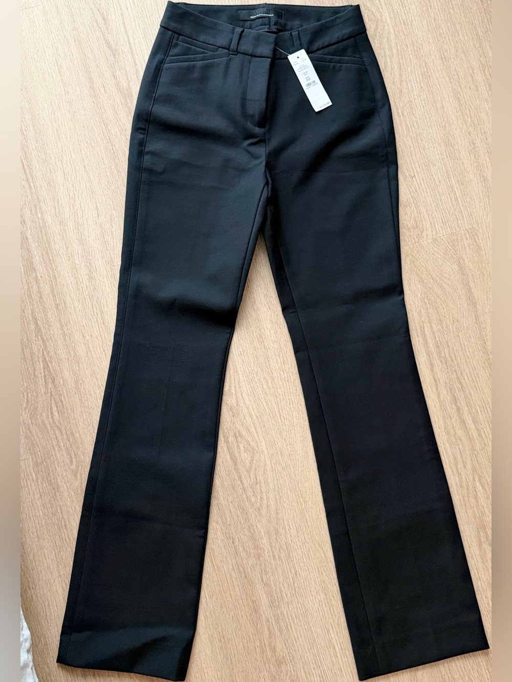 White House Black Market polished black pants